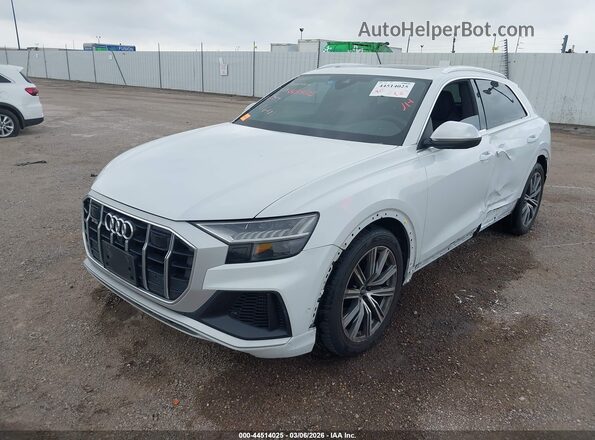 WA1AWBF17PD009550 2023 AUDI SQ8 White წინა მარცხენა ხედი სამი მეოთხედიდან