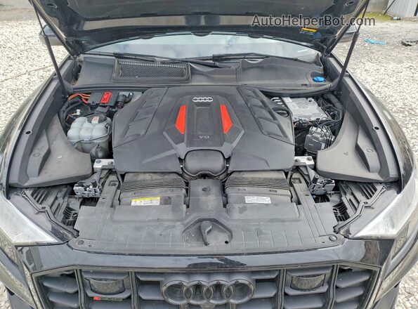 WA1AWBF1XPD048360 2023 AUDI SQ8 Black Widok komory silnika