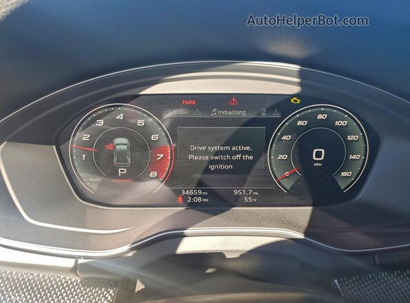 WA1B4AFY4P2084462 2023 AUDI SQ5 Черный Вид щитка приборов