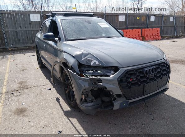 WA1B4AFY5M2021950 2021 AUDI SQ5 Gray Przód prawy
