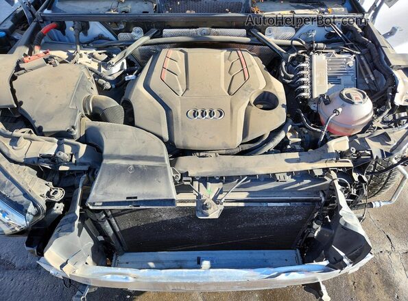 WA1B4AFY8N2029154 2022 AUDI SQ5 Silver Widok komory silnika