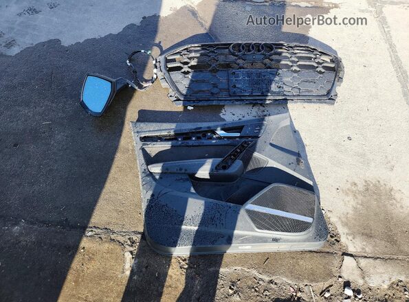 WA1B4AFY8N2029154 2022 AUDI SQ5 Silver Widok naklejki z numerem VIN