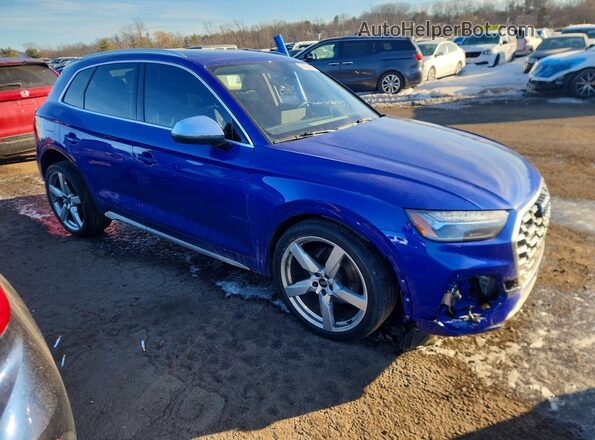 WA1B4AFY8N2045581 2022 AUDI SQ5 Синий Передняя правая четверть