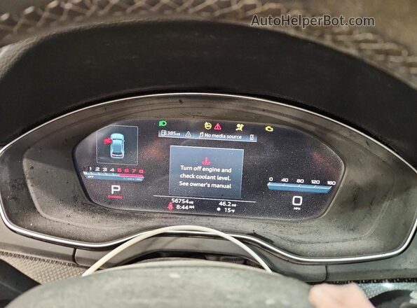 WA1B4AFY9M2140472 2021 AUDI SQ5 Серебряный Вид щитка приборов