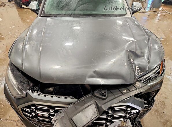 WA1B4AFY9M2140472 2021 AUDI SQ5 Серебряный Вид задней части салона