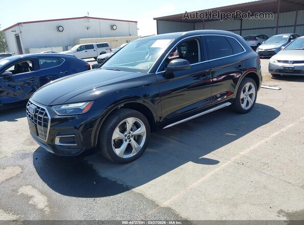 WA1BAAFY7M2011056 2021 AUDI Q5 Черный Передняя левая четверть