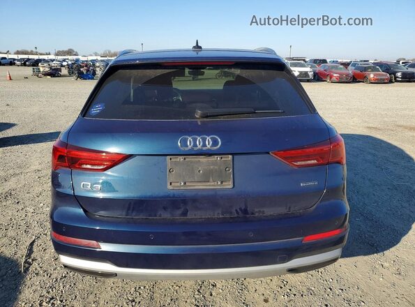 WA1BECF31L1119407 2020 AUDI Q3 Синий Вид сзади