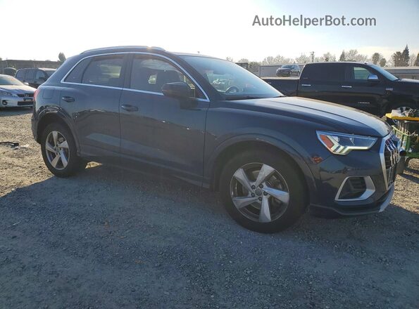 WA1BECF31L1119407 2020 AUDI Q3 Синий Передняя правая четверть