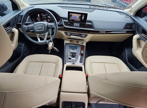 WA1BNAFY2K2132823 2019 AUDI Q5 Синий Вид панели приборов
