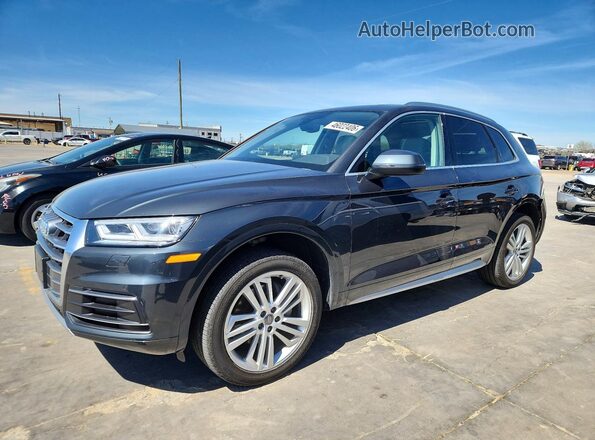 WA1BNAFY3J2222657 2018 AUDI Q5 Серый Передняя левая четверть