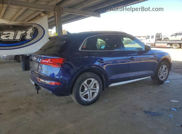 WA1BNAFY4J2214907 2018 AUDI Q5 Синий Задняя правая четверть