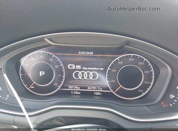WA1BNAFY5K2042999 2019 AUDI Q5 Белый Вид задних сидений