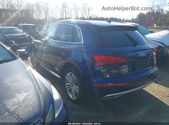 WA1BNAFY9J2000477 2018 AUDI Q5 Синий Задняя левая четверть