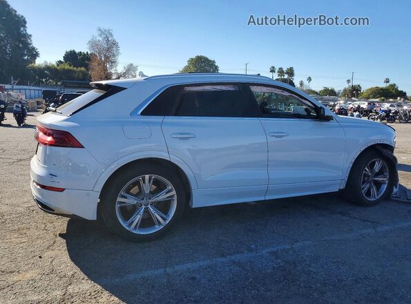 WA1BVAF10LD021910 2020 AUDI Q8 White უკანა მარჯვენა