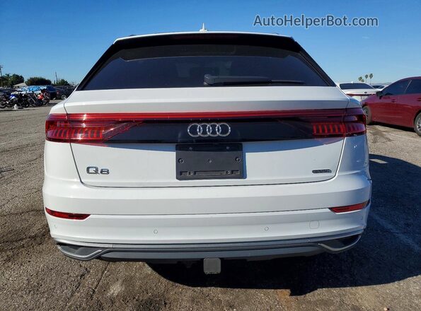WA1BVAF10LD021910 2020 AUDI Q8 White უკანა ხედი