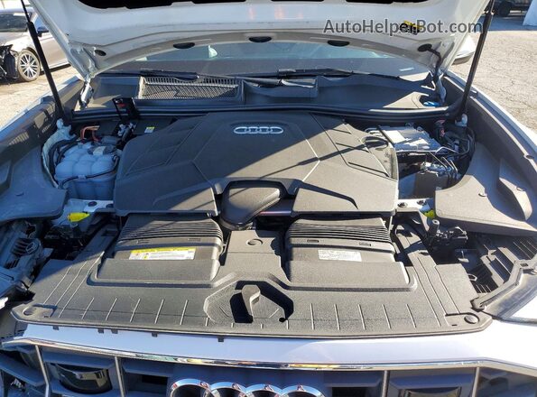 WA1BVAF10LD021910 2020 AUDI Q8 White ძრავის განყოფილების ხედი