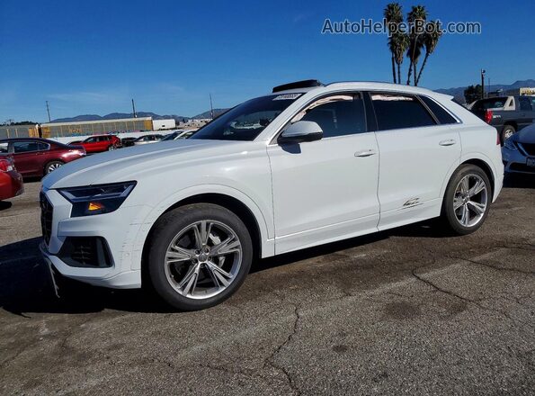 WA1BVAF10LD021910 2020 AUDI Q8 White წინა მარცხენა ხედი სამი მეოთხედიდან