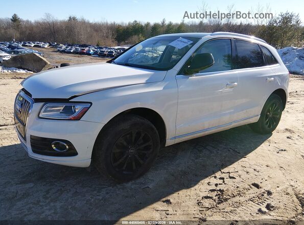 WA1C2AFP0HA070616 2017 AUDI Q5 White Առջևի ձախ երեք քառորդ տեսարան