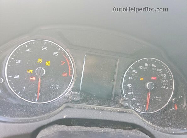 WA1C2AFP5HA098041 2017 AUDI Q5 Black Вид щитка приладів