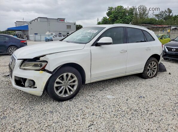 WA1C2AFP7GA150641 2016 AUDI Q5 White წინა მარცხენა ხედი სამი მეოთხედიდან