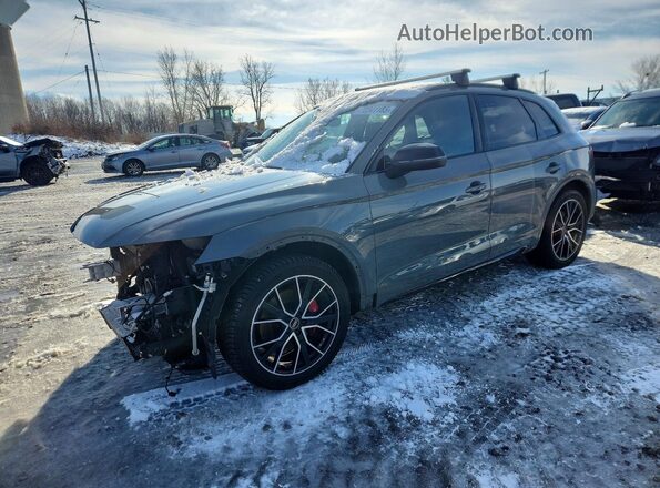 WA1C4AFY0M2093353 2021 AUDI SQ5 Gray Vista tres cuartos delantera izquierda