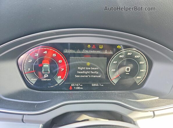 WA1C4AFY0M2093353 2021 AUDI SQ5 Gray Vista del cuadro de instrumentos