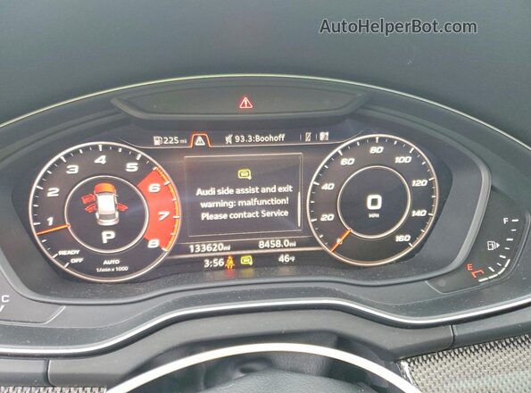 WA1C4AFY1J2134553 2018 AUDI SQ5 Синий Вид щитка приборов