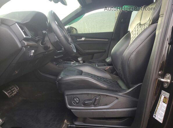 WA1C4AFY5J2158726 2018 AUDI SQ5 Black Widok wnętrza z przodu