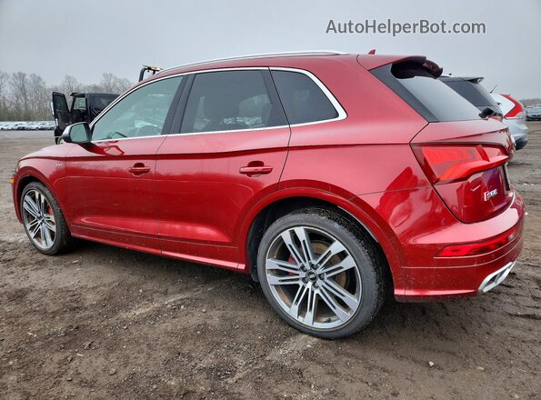 WA1C4AFY8J2050651 2018 AUDI SQ5 Красный Задняя левая четверть