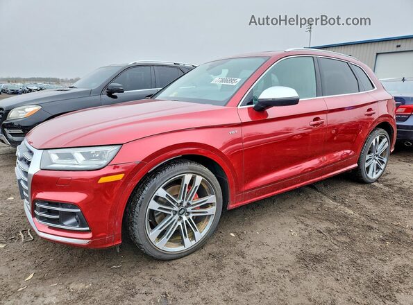 WA1C4AFY8J2050651 2018 AUDI SQ5 Красный Передняя левая четверть