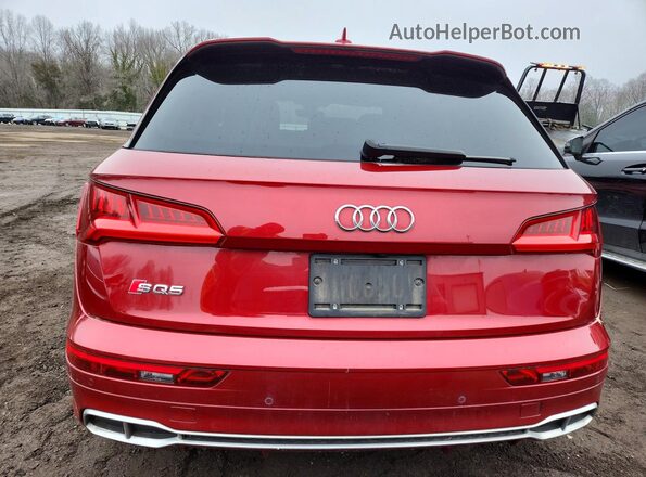 WA1C4AFY8J2050651 2018 AUDI SQ5 Красный Вид сзади