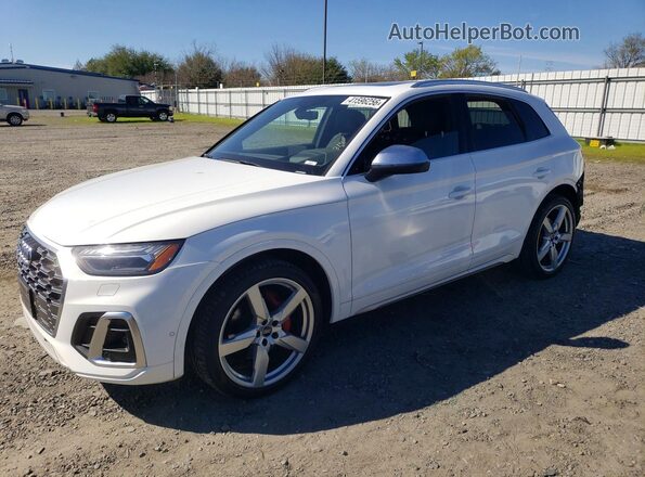 WA1C4AFY9M2045477 2021 AUDI SQ5 Белый Передняя левая четверть