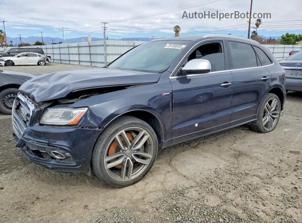 WA1CCAFP9GA061344 2016 AUDI SQ5 Blue Առջևի ձախ երեք քառորդ տեսարան