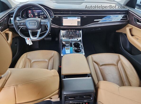 WA1CVAF10KD009100 2019 AUDI Q8 Белый Вид панели приборов