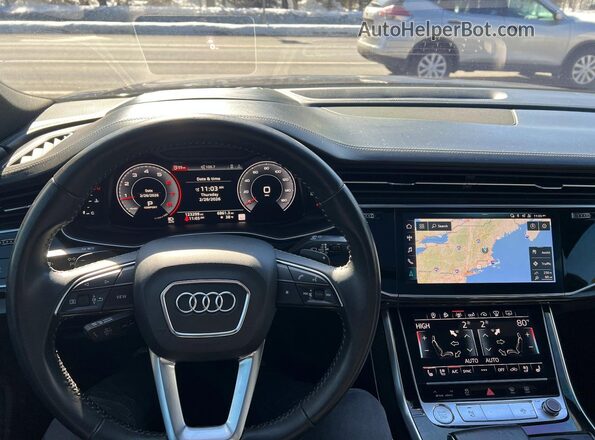 WA1CVAF17KD047343 2019 AUDI Q8 Black Սալոնի դիմացի տեսք