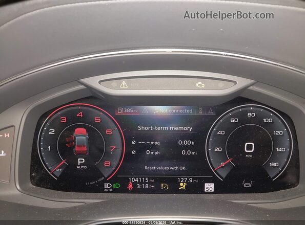 WA1CVAF18KD043866 2019 AUDI Q8 Серебряный Вид задних сидений