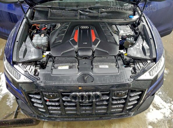 WA1CWBF19MD033840 2021 AUDI SQ8 Синий Вид задней части салона