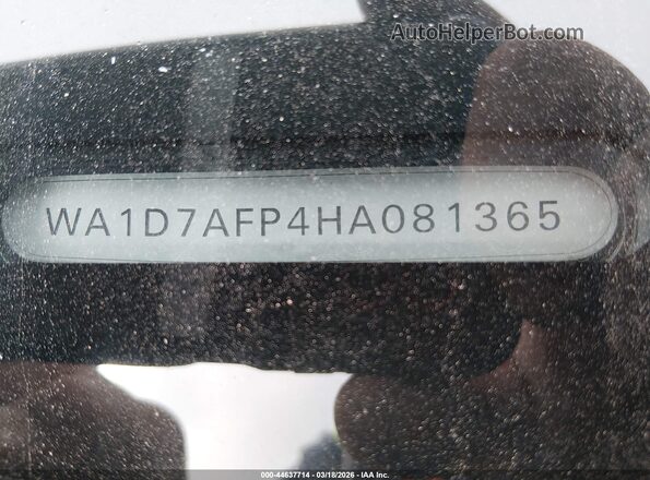 WA1D7AFP4HA081365 2017 AUDI Q5 Black Instrument cluster view