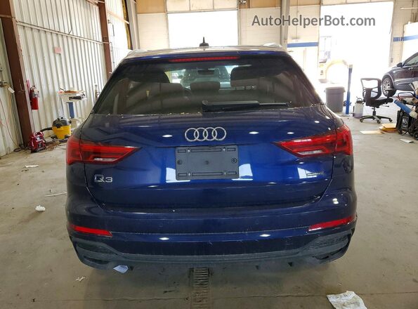 WA1DECF32S1049214 2025 AUDI Q3 Blue Widok z tyłu