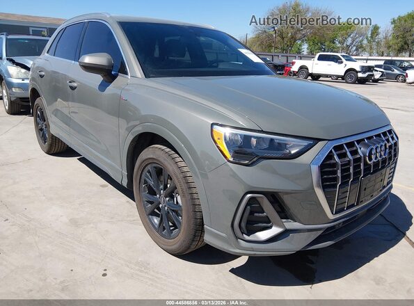 WA1DECF33N1072358 2022 AUDI Q3 Серый Передняя правая четверть