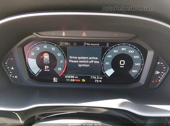 WA1DECF33N1072358 2022 AUDI Q3 Серый Вид задних сидений