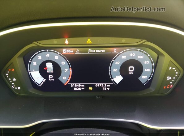WA1DECF34P1113860 2023 AUDI Q3 Black Widok tylnych siedzeń