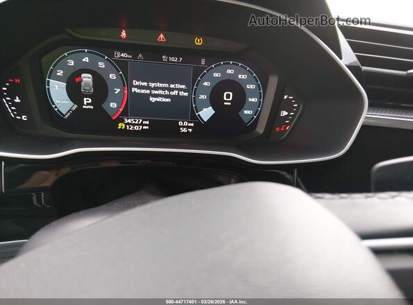WA1DECF35N1047591 2022 AUDI Q3 Orange Rear seats view