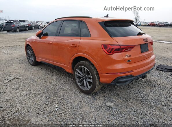WA1DECF35N1047591 2022 AUDI Q3 Orange Rear left
