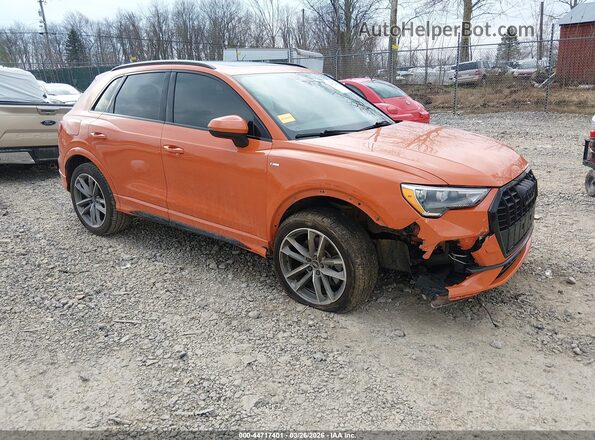 WA1DECF35N1047591 2022 AUDI Q3 Orange Front right
