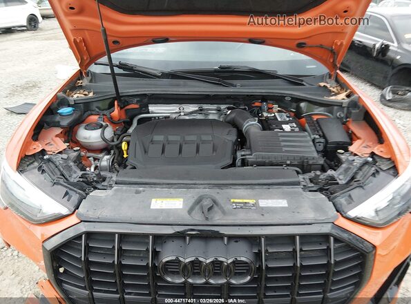 WA1DECF35N1047591 2022 AUDI Q3 Orange Rear view