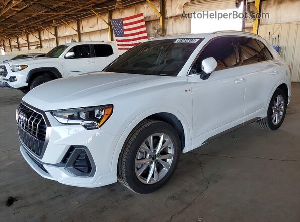 WA1DECF36N1029830 2022 AUDI Q3 White Vista tres cuartos delantera izquierda