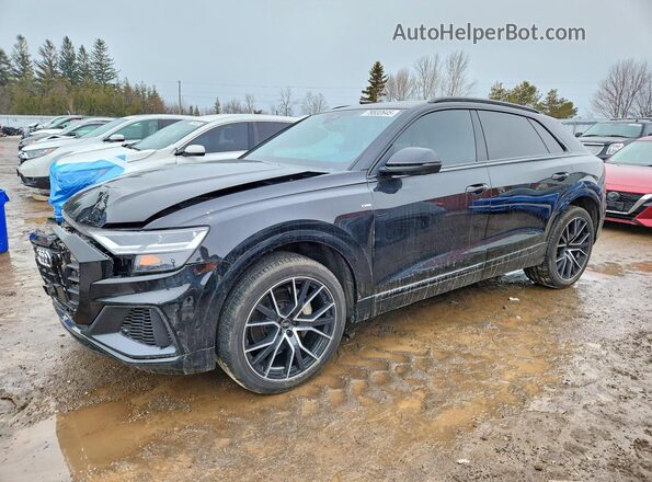 WA1DVBF13ND014869 2022 AUDI Q8 Black Przód lewy