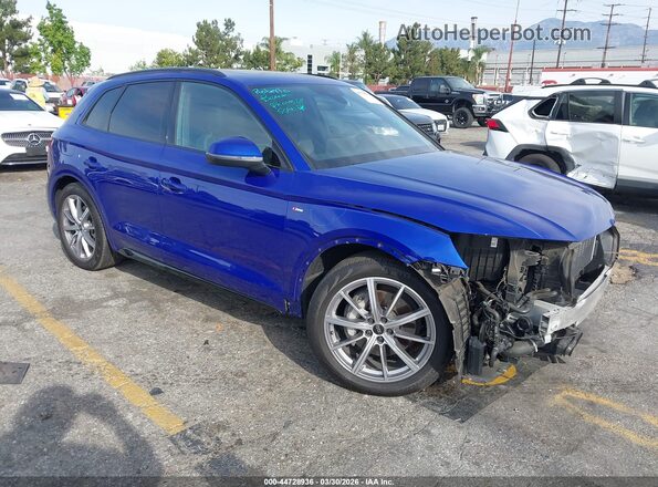 WA1E2AFY0P2148970 2023 AUDI Q5 Синий Передняя правая четверть