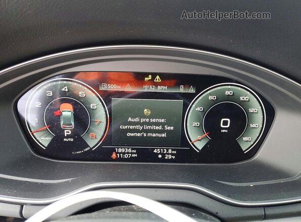 WA1EAAFY0R2050477 2024 AUDI Q5 Черный Вид щитка приборов